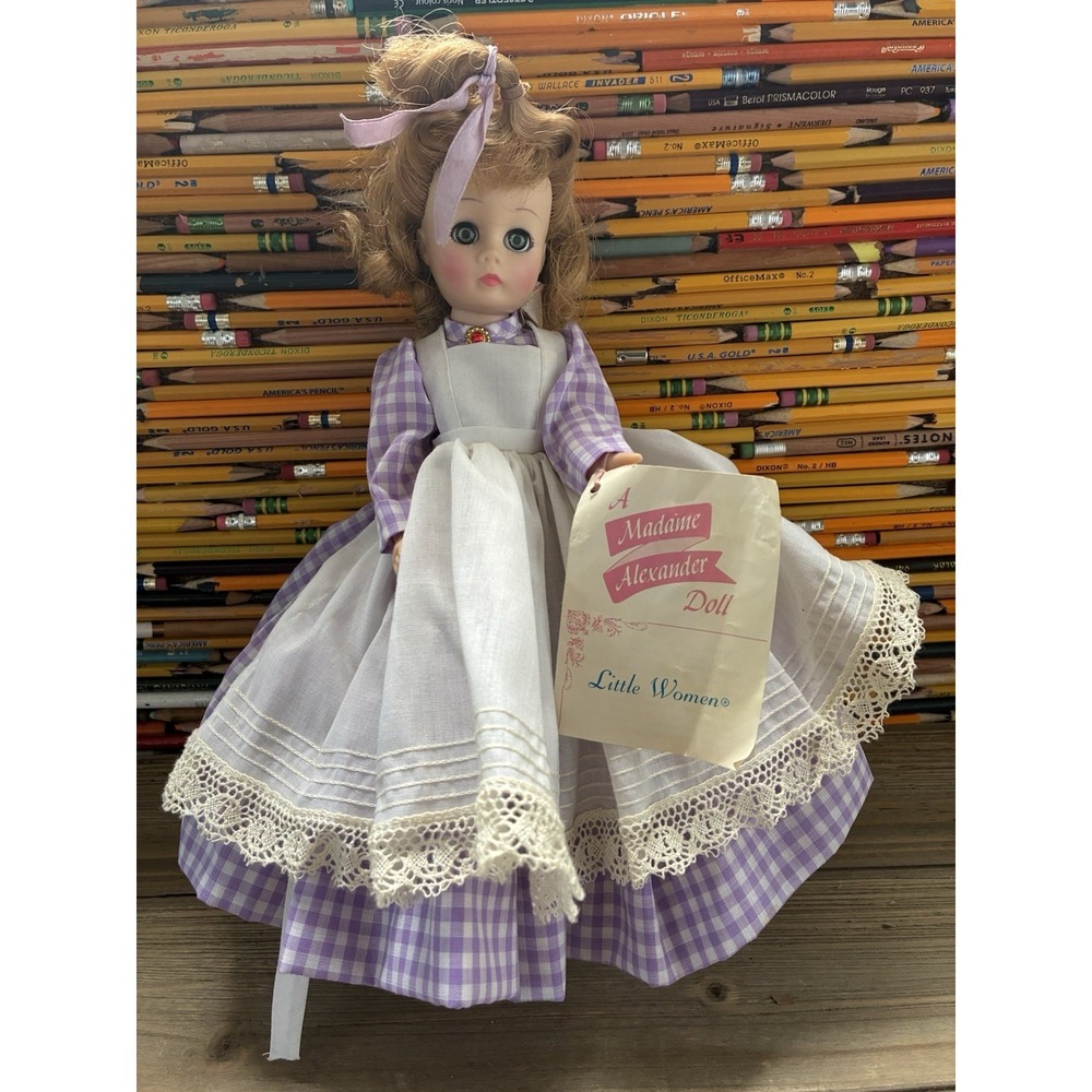VTG NWT 1976 Meg A Madame Alexander Doll Little Women 10"